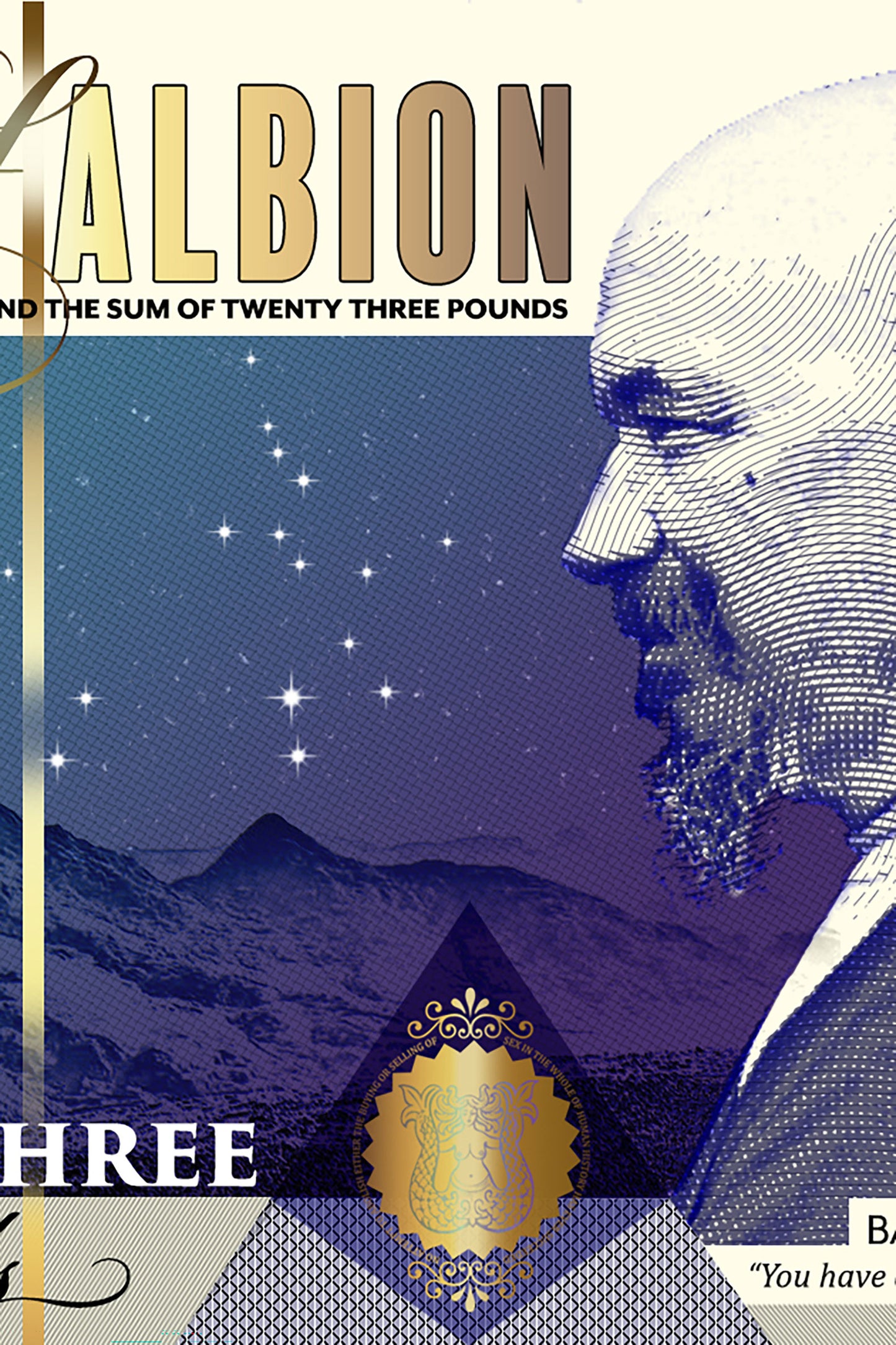 Bank of Albion £23 'Bapu' Note