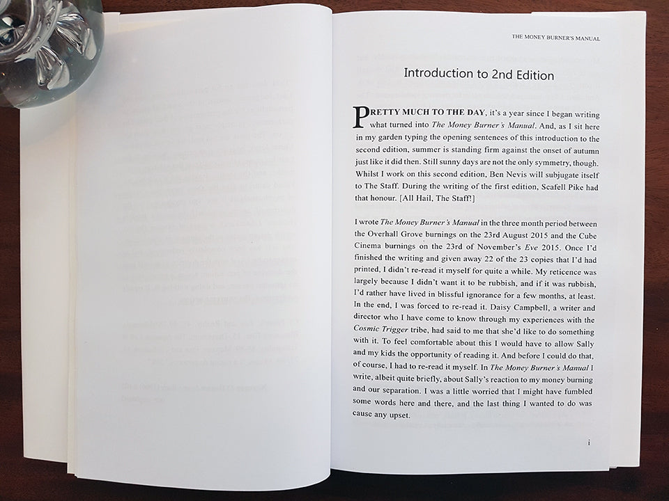 The Money Burner's Manual - Hardback